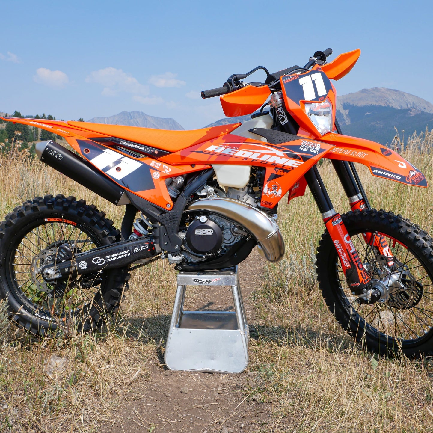 2024+ XC-W Swingarm Guards (2024+ KTM 300/250 XC-W with PDS suspension)