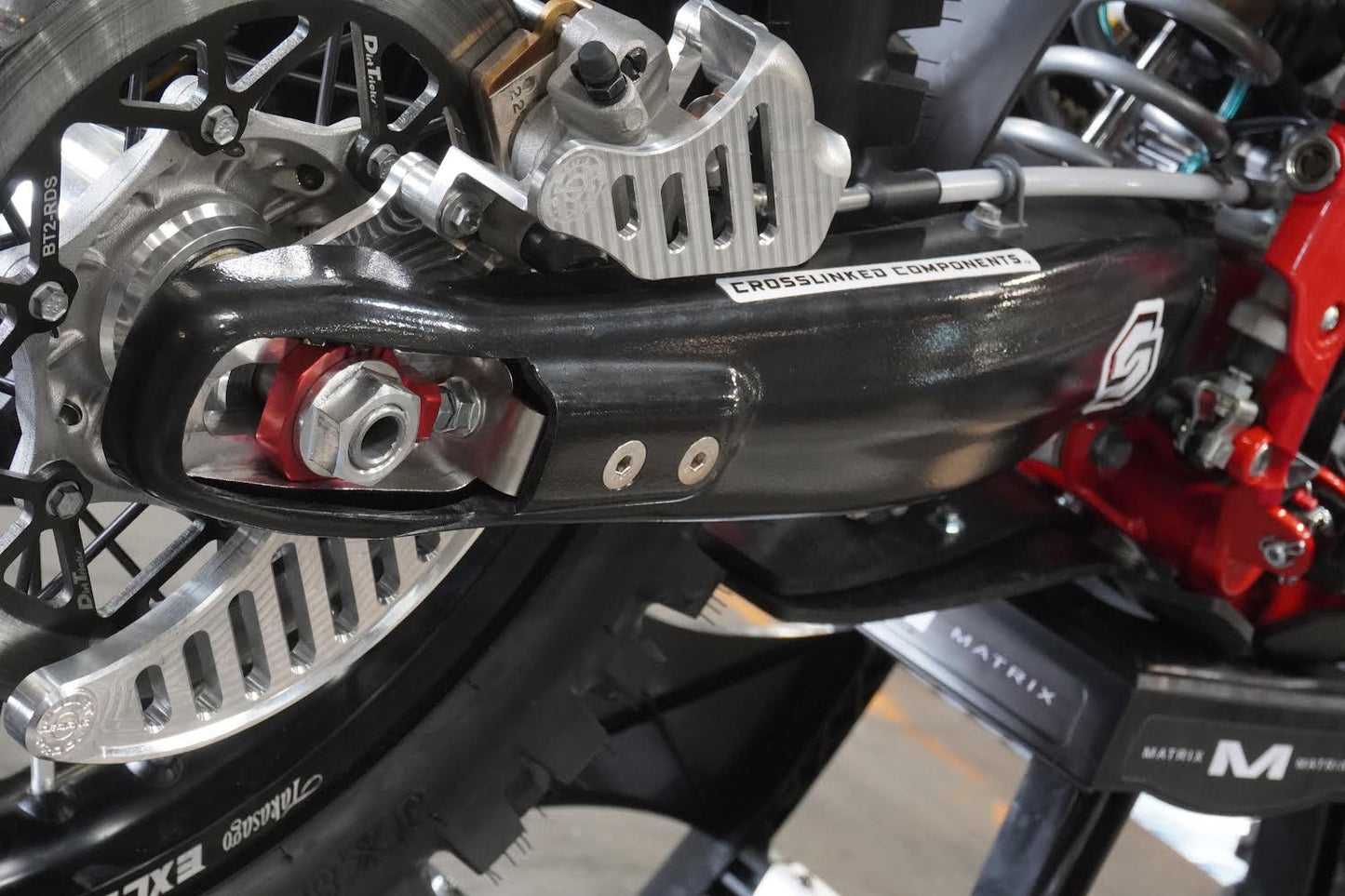 Beta swingarm guards